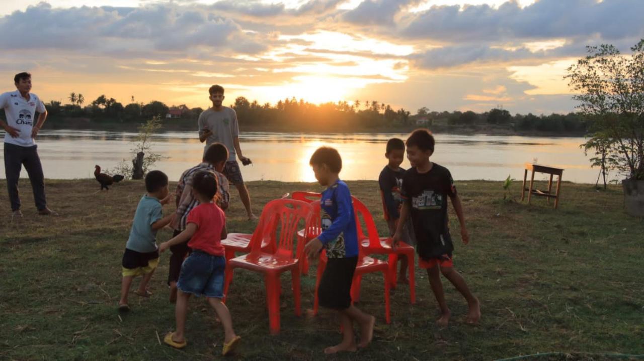 Vera Sunset Homestay Local Experience With Lao Family Muang Không Esterno foto