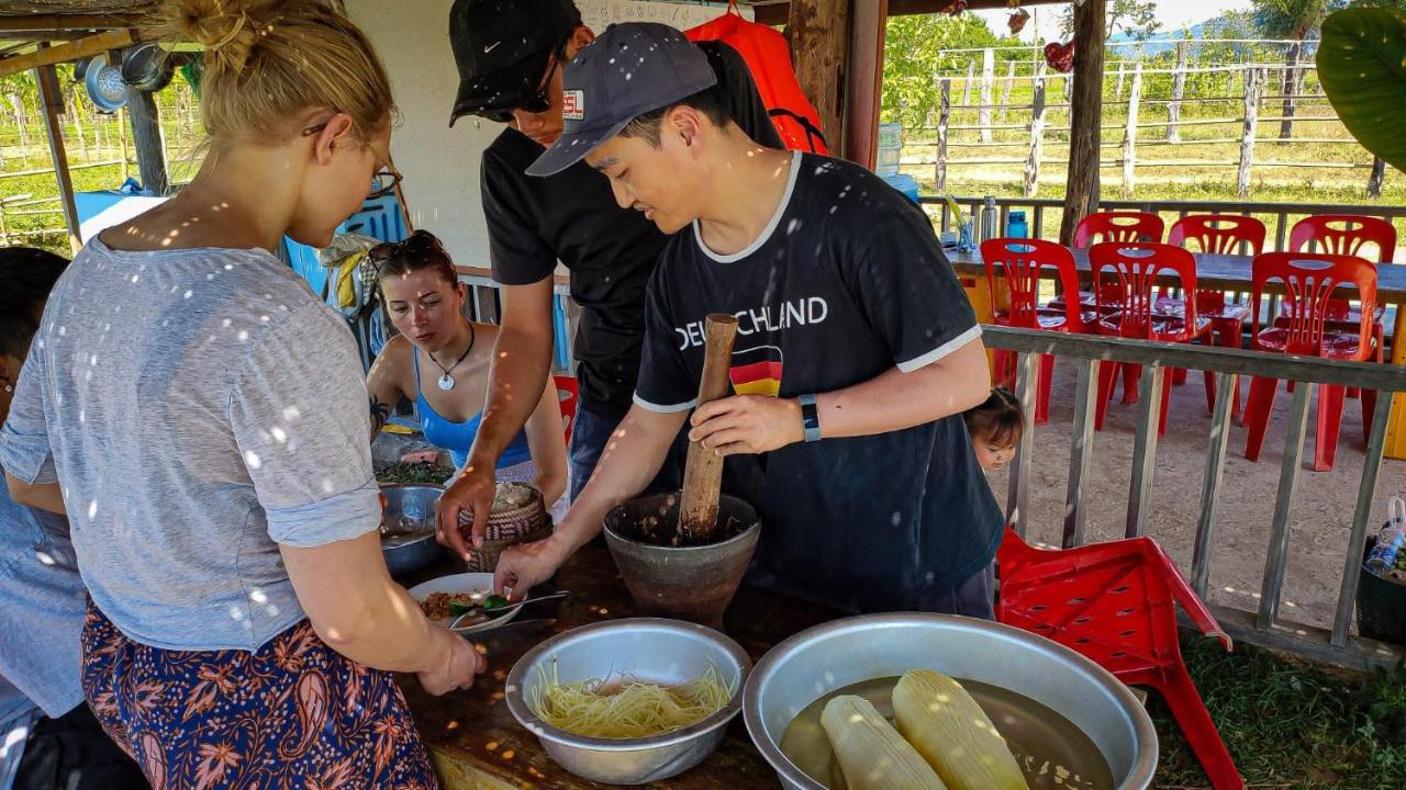 Vera Sunset Homestay Local Experience With Lao Family Muang Không Esterno foto